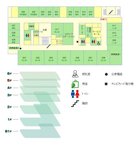 ５階施設案内